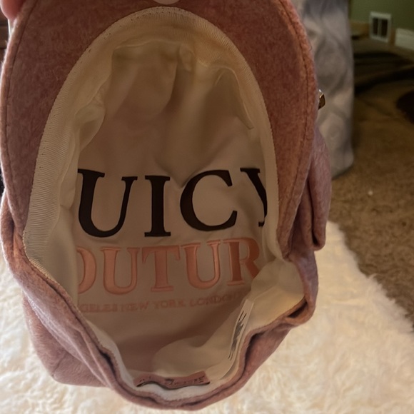 Wool JUICY, shade of pink hat! So cute!! Warm SZ OS Juicy Couture - Picture 2 of 5